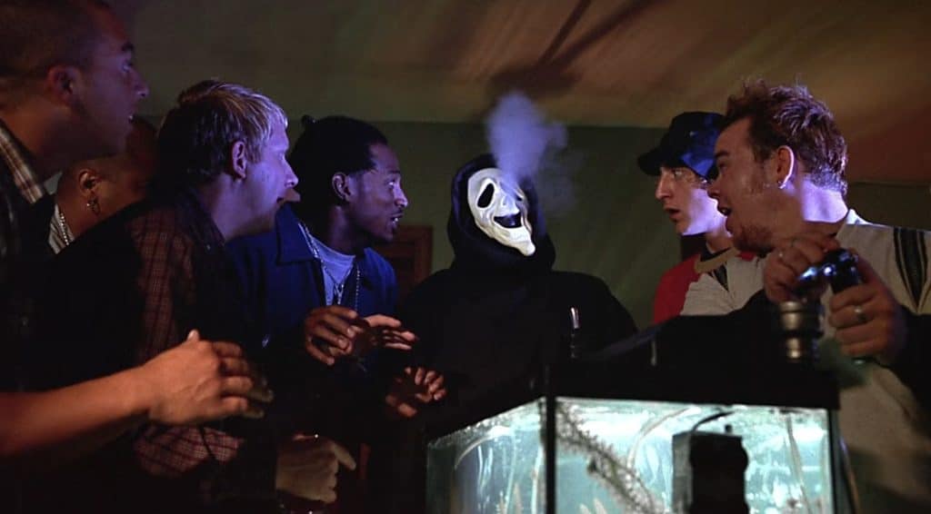 A shot from the movie Scary Movie